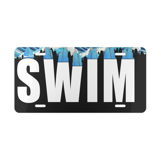 Swim Vanity Plate